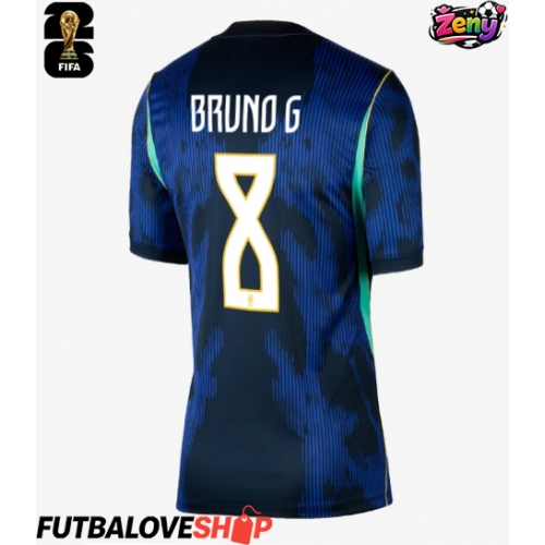 Dres Brazília Bruno Guimaraes #8 Preč pre Ženy MS 2026 Krátky Rukáv